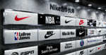 知名体育品牌 Nike 合作伙伴墙展示